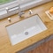 Alfi Brand White 30 inch x 18 inch Fireclay Undermount / Drop In Fireclay Kitchen Sink ABF3018UD-W - alternate 2
